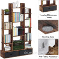 Bücherregal mit rustikalem Holz Bücherregale
